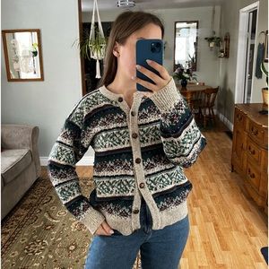 Vintage Northern Reflections Knit Cardigan